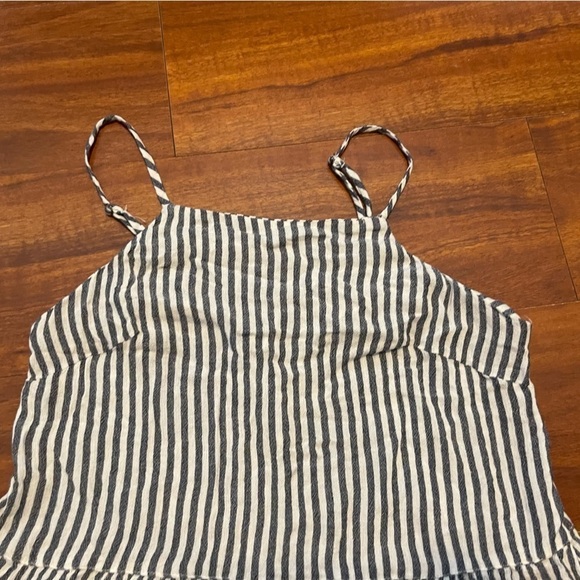 Mossimo Striped Tank Top with Bottom Ruffle - Picture 4 of 4